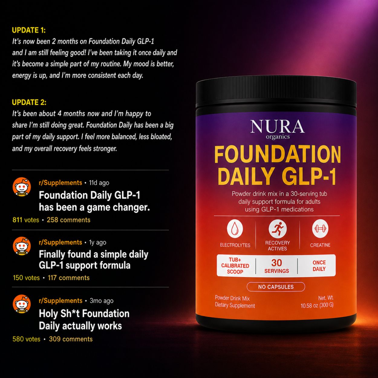 The GLP-1 Companion You Drink, Not Swallow.
