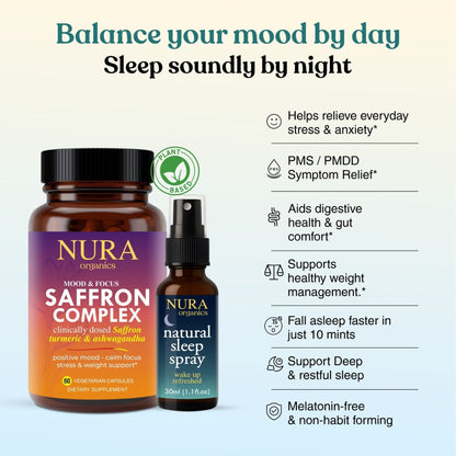 Saffron Complex + Natural Sleep Spray