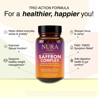 Saffron Complex with Turmeric & Aswagandha
